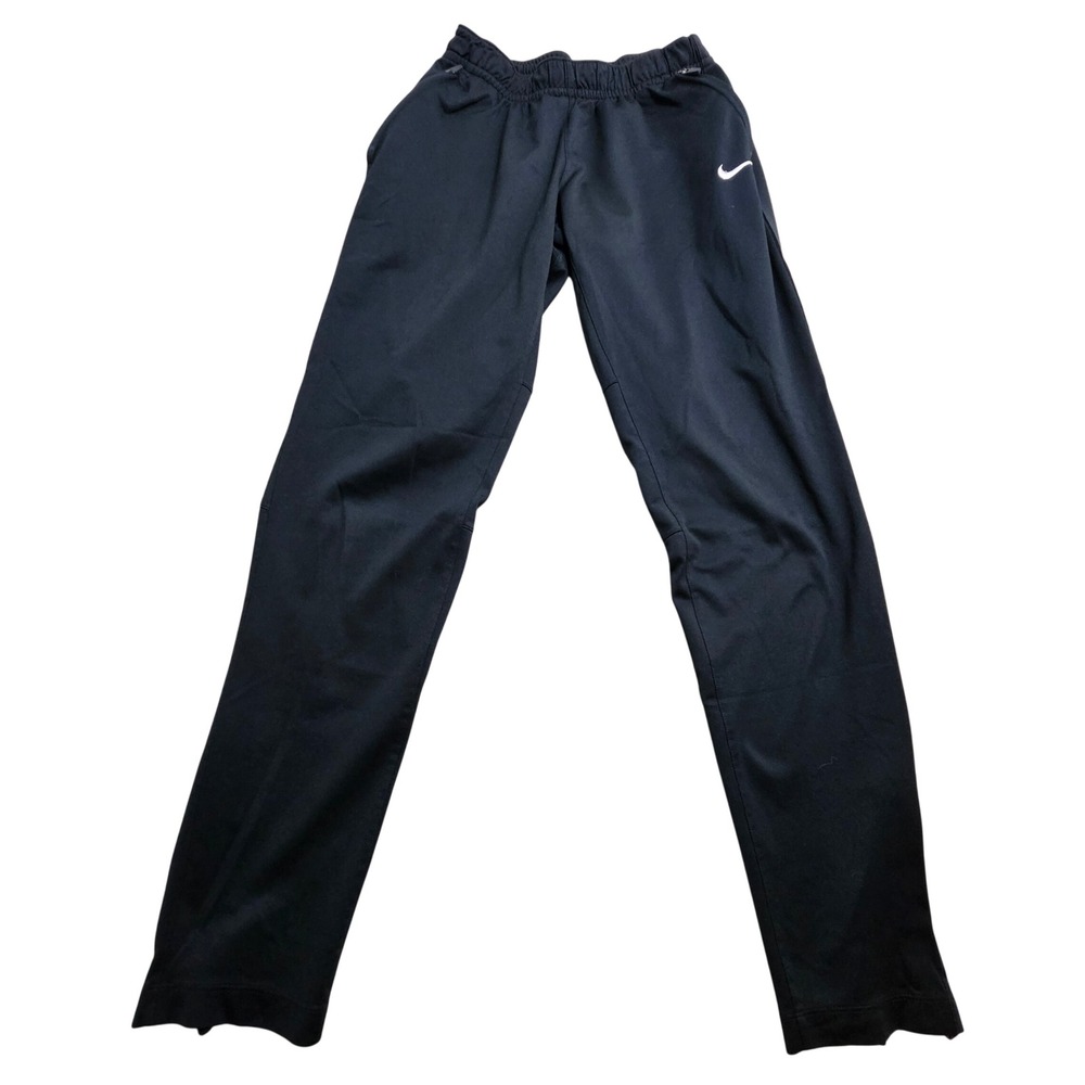 Nike Dri-FIT Track Pants Medium Black Tapered Ankle Zip 707349-010